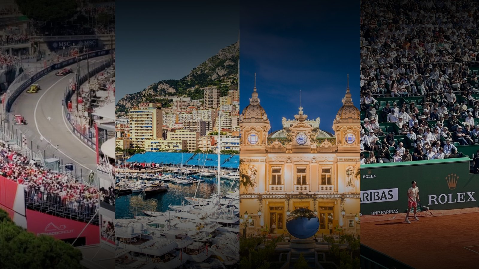 Events - Popular events in Monaco - collage - Lamborghini rental monaco