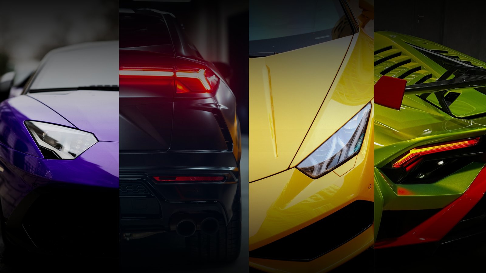 Models - Lamborghini Models Page - collage - Lamborghini rental monaco